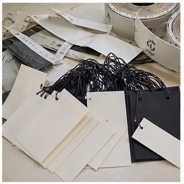 Private label hang tags and care labels